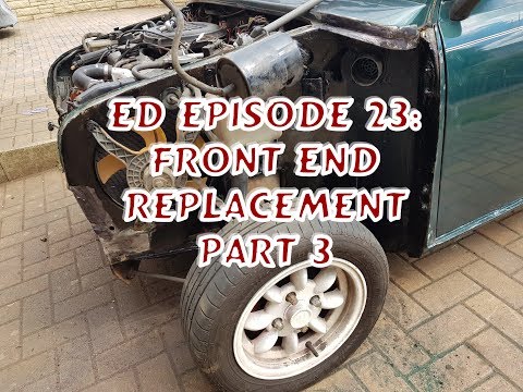 Classic Mini Restoration: Ed Episode 23 Front End Replacement Part 3