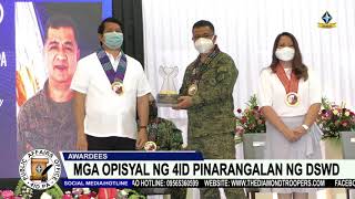 MGA OPISYAL NG 4ID PINARANGALAN NG DSWD
