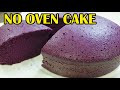UBE CONDENSED MILK CAKE RECIPE (NO BAKE) | HOW TO MAKE CONDENSED MILK CAKE WITHOUT OVEN
