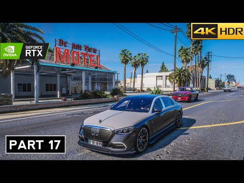GTA 5 Enhanced 4k Ultra Realistic Graphics Gameplay Walkthrough- Part 17 -[4k 60FPS] - No Commentary