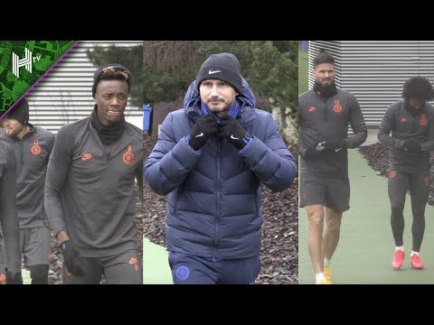 Chelsea train ahead of Bayern Munich clash