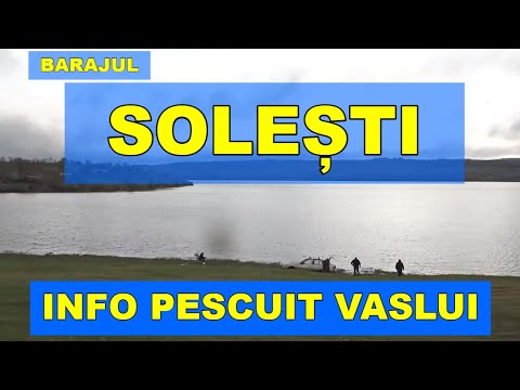 Pescuit baraj Solesti Vaslui video Full HD