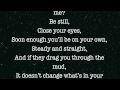 Be Still - The Killers Lyrics 