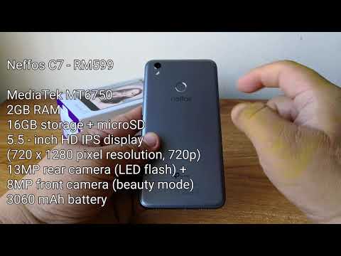 Neffos C7 unboxing and hands-on by TechNave.com