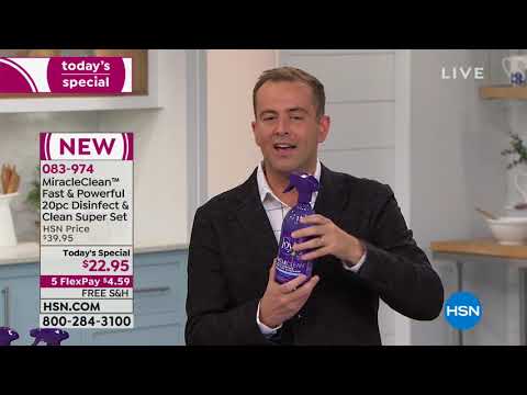 HSN | Joy Mangano's Miracle Clean World Premiere 09.15.2018 - 12 AM