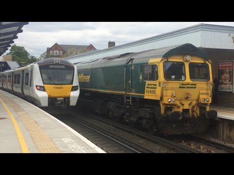 Freightliner 66606 Passing Gravesend With Aviation Fuel Train 6/5/19
