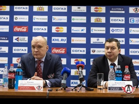 Пресс-конференция: Автомобилист 2-3 (Б) Металлург, Мг (18.02.2016) 