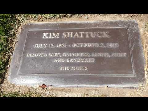 Singer Songwriter Kim Shattuck Grave Forest Lawn Memorial Park Glendale California USA July 1, 2021