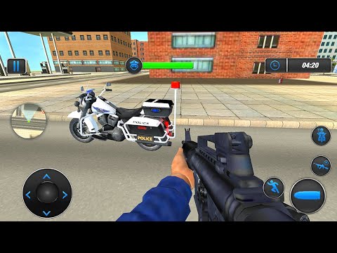 US Police Bike Gangster Chase Simulator - Android Gameplay