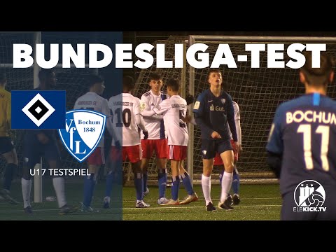 Traum-Tor und tolle Paraden! | Hamburger SV U17 - VfL Bochum U17 (Testspiel)