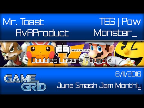 June Smash Jam Monthly: Mr. Toast/RvRProduct vs. Monster_ /TEG | Pow - Smash 4 Doubles