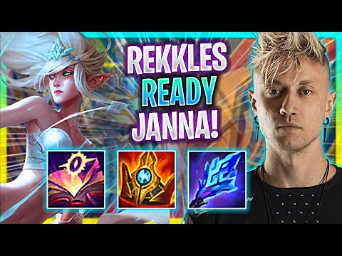 REKKLES IS READY TO PLAY JANNA! | Rekkles Plays Janna Support vs Heimerdinger! | Season 2022