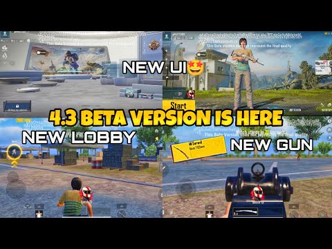 Finaly PUBG MOBILE 4.3 First Beta Version Is Here 🔥