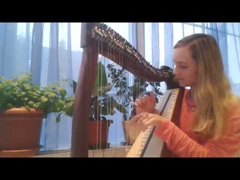 Kemono no Souja Erin - Yoake no tori (harp cover)