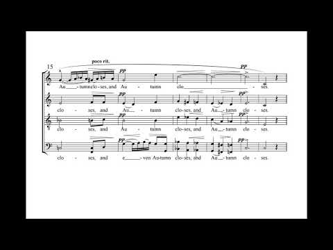 Summer is gone (S. Coleridge-Taylor) Score Animation