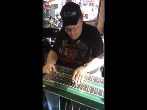 Eddie Lange - Pedal Steel with the Mike Siler band - Legends Corner April 2016