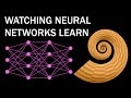 Watching Neural Networks Learn