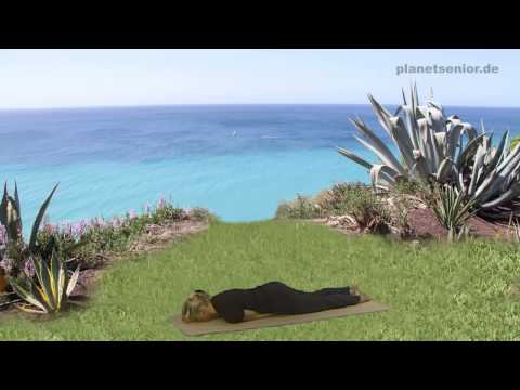 Yoga-Übung Heuschrecke - planetsenior.de