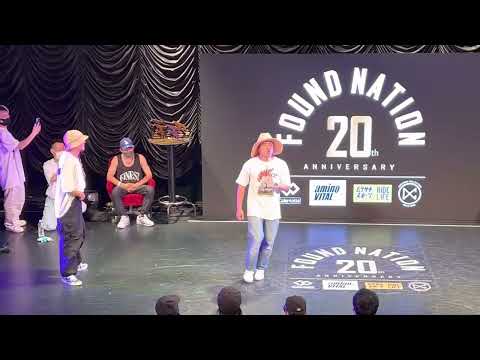 FOUND NATION 20TH ANNIVERSARY | TOPROCK | ayumugugu vs Lil Ossa