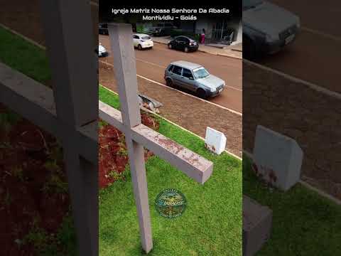 MONTIVIDIU GOIÁS, PROJETO VISÃO AÉREA - IGREJA DE NOSSA SENHORA DA ABADIA (EM REFORMAS).
