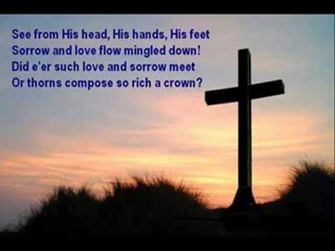 When I Survey The Wondrous Cross video