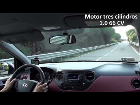 Hyundai i10 (2013). Sonido del motor de tres cilindros frente al de cuatro