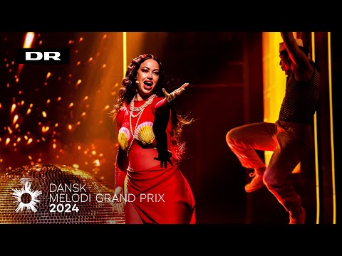 Aura Dione - Mirrorball of Hope (LIVE) | Dansk Melodi Grand Prix 2024