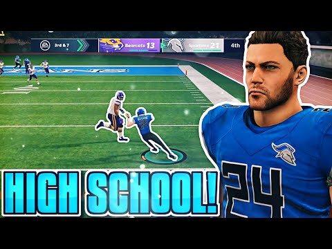 Creating the GOAT Player and Our First High School Game! Face Of the Franchise 1 - Madden 21