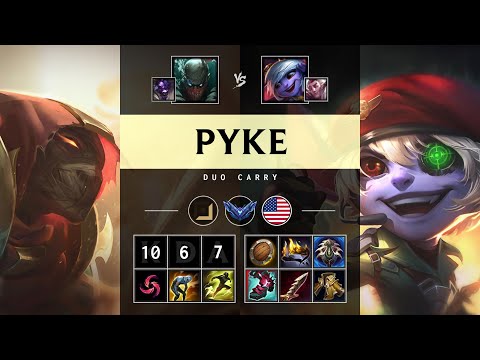 Pyke ADC vs Tristana - NA Diamond Patch 25.14