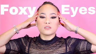 HOW TO DO FOXY EYE MAKEUP + QUICK AND EASY EYEBROW l BACK TO BASIC PART 3