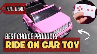 Best Choice Products Land Rover Ride On Car Toy | Review and FULL DEMO