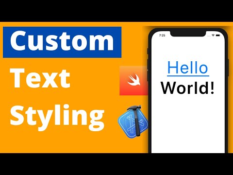 Customize Text Style in App (Swift 5, Xcode 12, 2020) - iOS Development