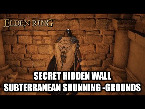 Elden Ring | Secret Hidden Walls Subterranean ShunningGrounds | Alternative route to Deeproot Depths