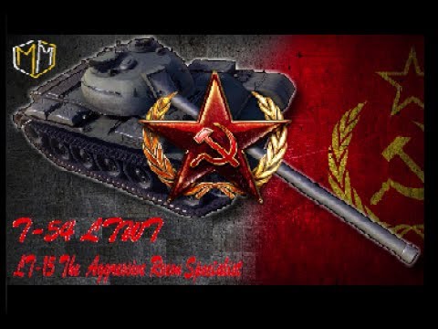 ► World of Tanks 😖 T-54 LTWT LT-15 The Aggressive Recon Specialist