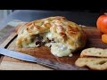 Baked Stuffed Brie Brie En Croute Stuffed With Cranberries Walnuts