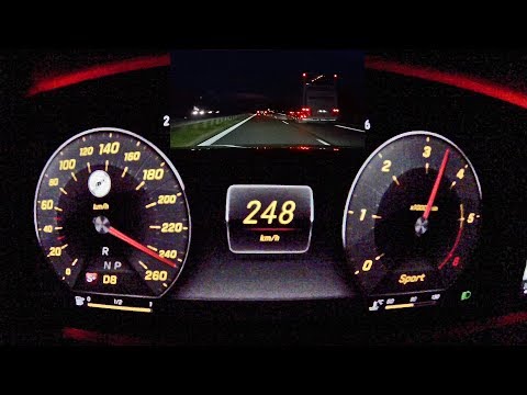 2017 Mercedes E350 d (W213) 0-248km/h acceleration