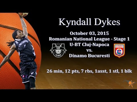 Kyndall Dykes vs. Dinamo Bucuresti - Oct 03, 2015