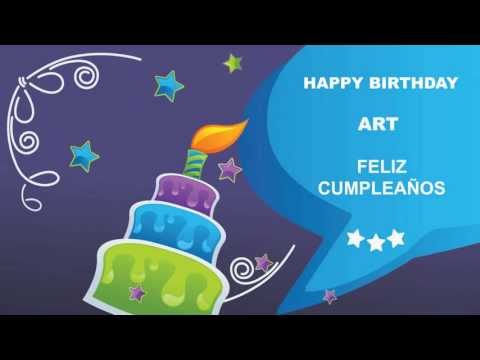 Art - Card Tarjeta - Happy Birthday