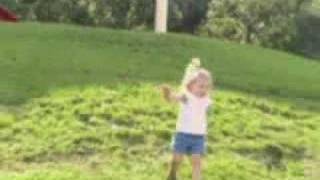 Lexi Running Down a Hill