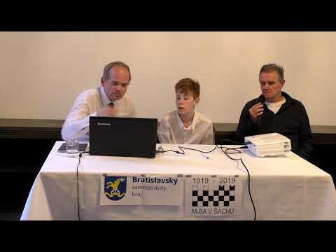 V. Bochnička vs. R. Kolman 0-1; 100 rokov šachu v Bratislave |Bratislavská šachová akadémia|