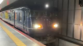 ウエストエクスプレス銀河　大阪駅到着・発車