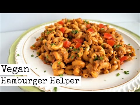 Easy Vegan Hamburger Helper