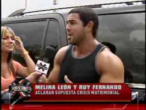 SuperXclusivo 4/14/10 - Melina León y su esposo reaccionan a comentarios de TV Aqui 2/2