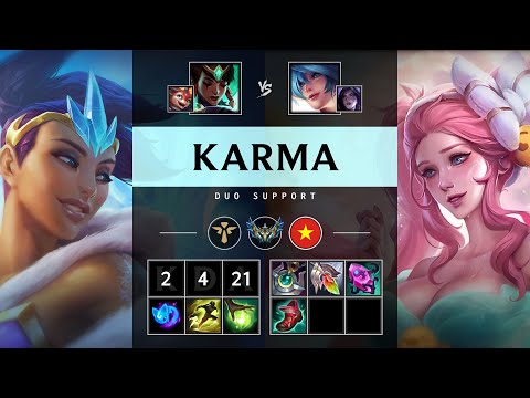 Karma Support vs Sona - VN Challenger Patch 25.20