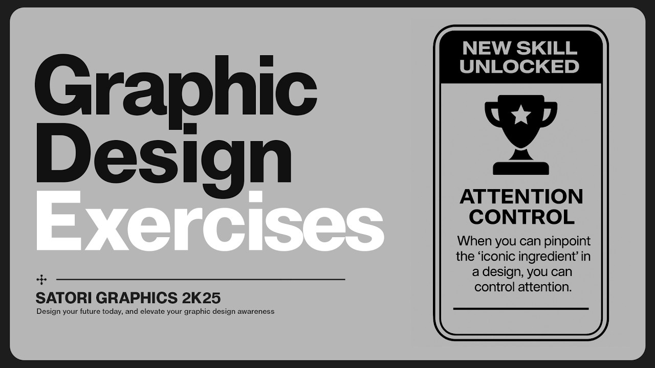 6 Real Exercises to Become a Better Designer Fast! (Design Course)