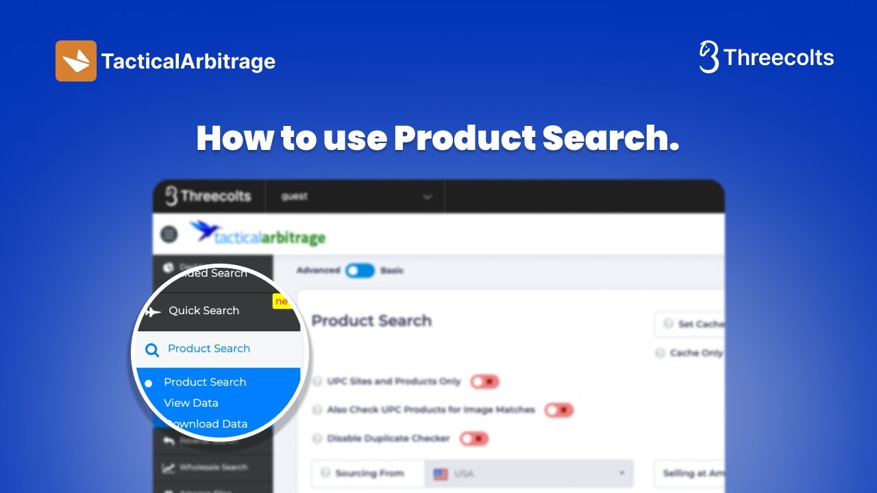 How to use TacticalArbitrage's Product Search - 2023 Guide