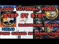 Step by step kung pano gumawa ng logo (tagalog tutorial)