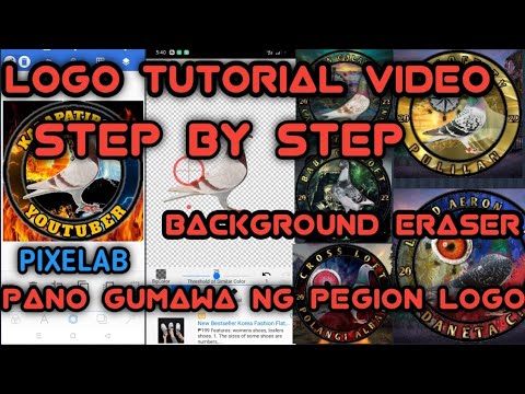 Step by step kung pano gumawa ng logo (tagalog tutorial)