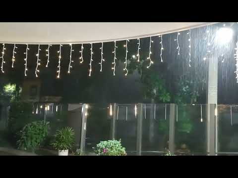 Veja essa chuvinha bem na madrugada em goiania goias