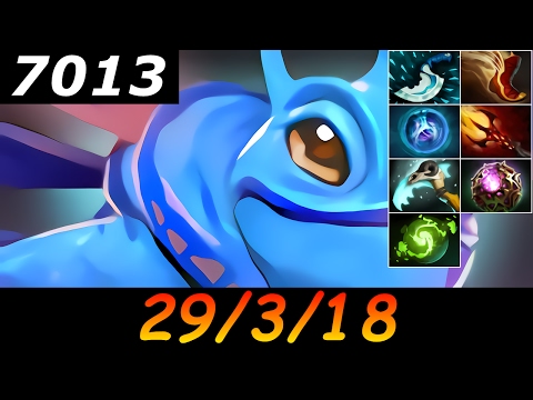 Dota 2 Puck 7013 MMR 29/3/18 (Kills/Deaths/Assists) Ranked Full Gameplay
